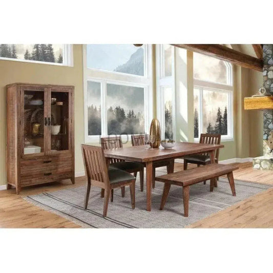 Large Dining Table Seats 10 Farmhouse-Dining Tables-Sunny D-LOOMLAN