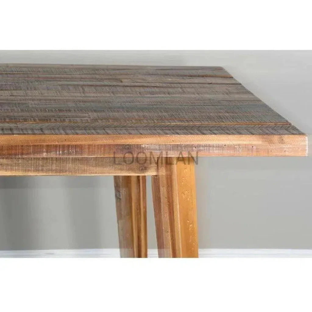 Large Dining Table Seats 10 Farmhouse-Dining Tables-Sunny D-LOOMLAN