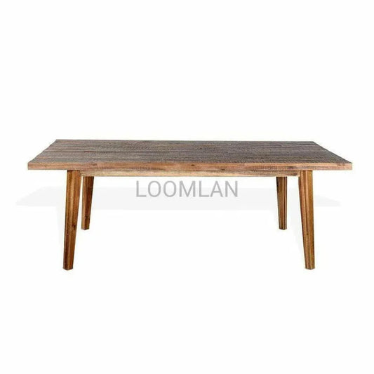 Large Dining Table Seats 10 Farmhouse-Dining Tables-Sunny D-LOOMLAN