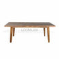 Large Dining Table Seats 10 Farmhouse-Dining Tables-Sunny D-LOOMLAN