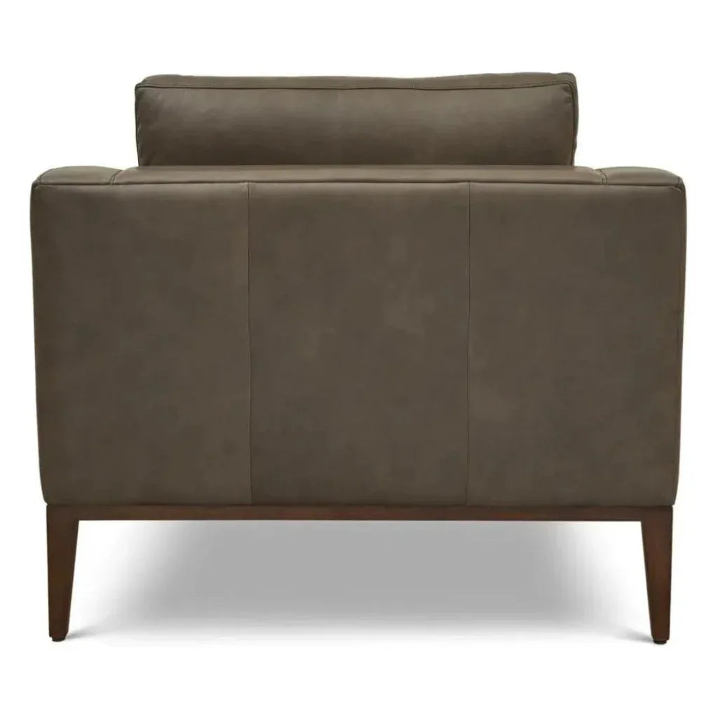 Large Leather Club Chair for Living Room - LOOMLAN - One For Victory - Club Chairs