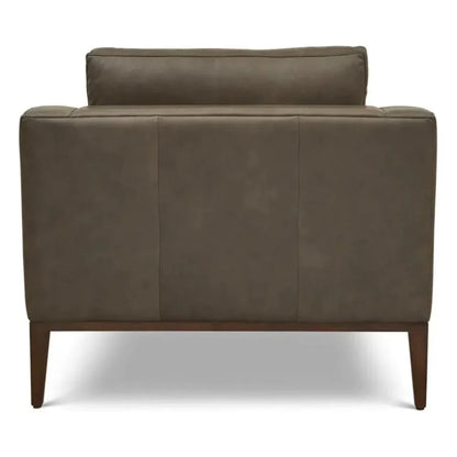 Large Leather Club Chair for Living Room - LOOMLAN - One For Victory - Club Chairs