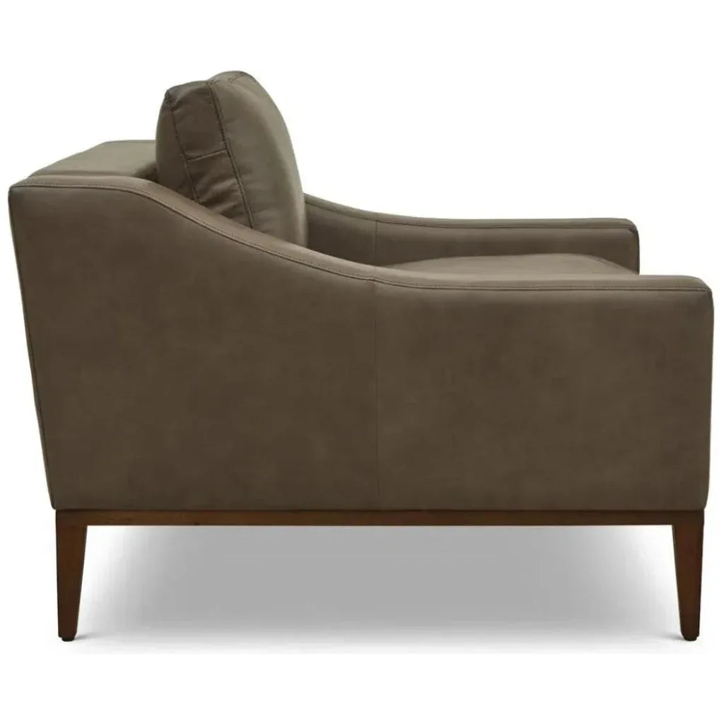 Large Leather Club Chair for Living Room - LOOMLAN - One For Victory - Club Chairs