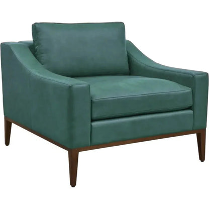 Large Leather Club Chair for Living Room - LOOMLAN - One For Victory - Club Chairs