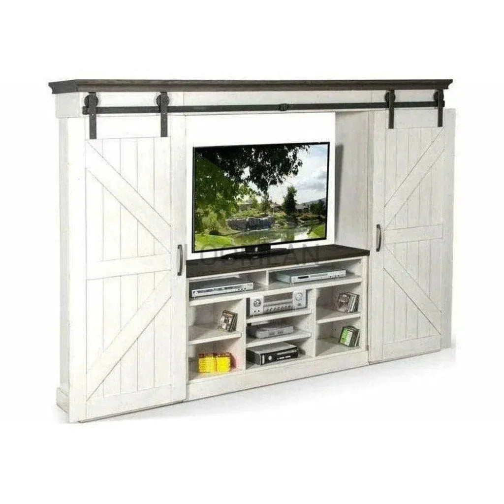 Large Media Unit Entertainment Wall-Entertainment Wall Unit-Sunny D-LOOMLAN