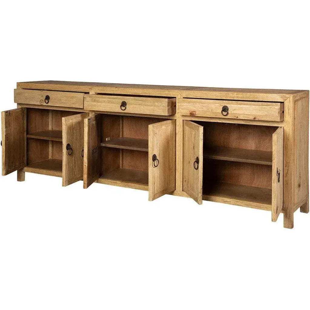 Large Old Elm Sideboard - LOOMLAN - Furniture Classics - Sideboards