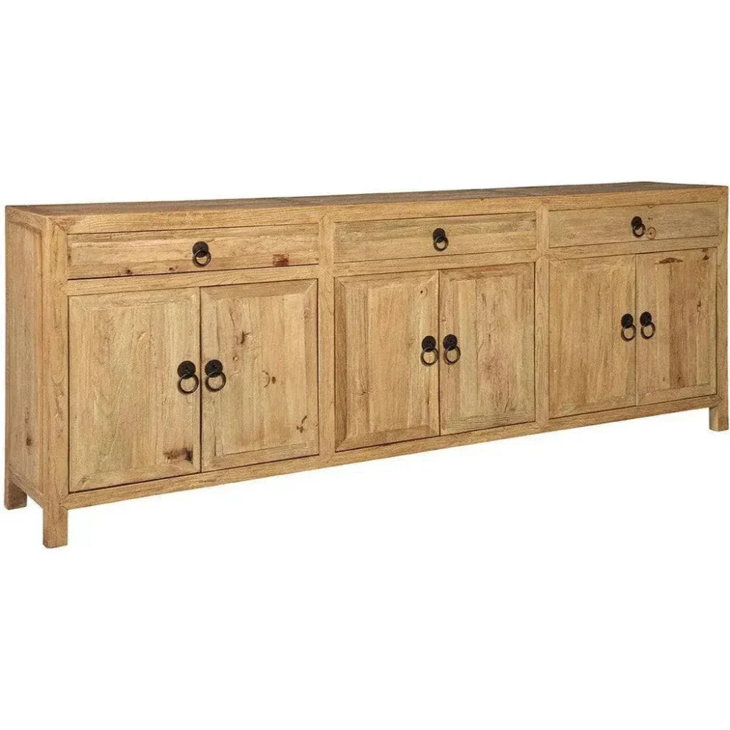Large Old Elm Sideboard - LOOMLAN - Furniture Classics - Sideboards
