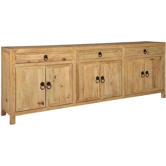 Large Old Elm Sideboard - LOOMLAN - Furniture Classics - Sideboards