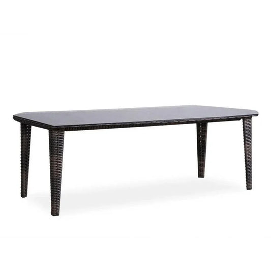Largo 86" Rectangular Dining Table All Weather Wicker-Outdoor Dining Tables-Lloyd Flanders-LOOMLAN