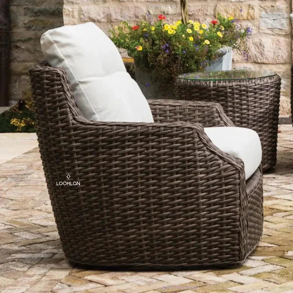 Largo Lounge Chair All Weather Wicker-Outdoor Lounge Chairs-Lloyd Flanders-LOOMLAN