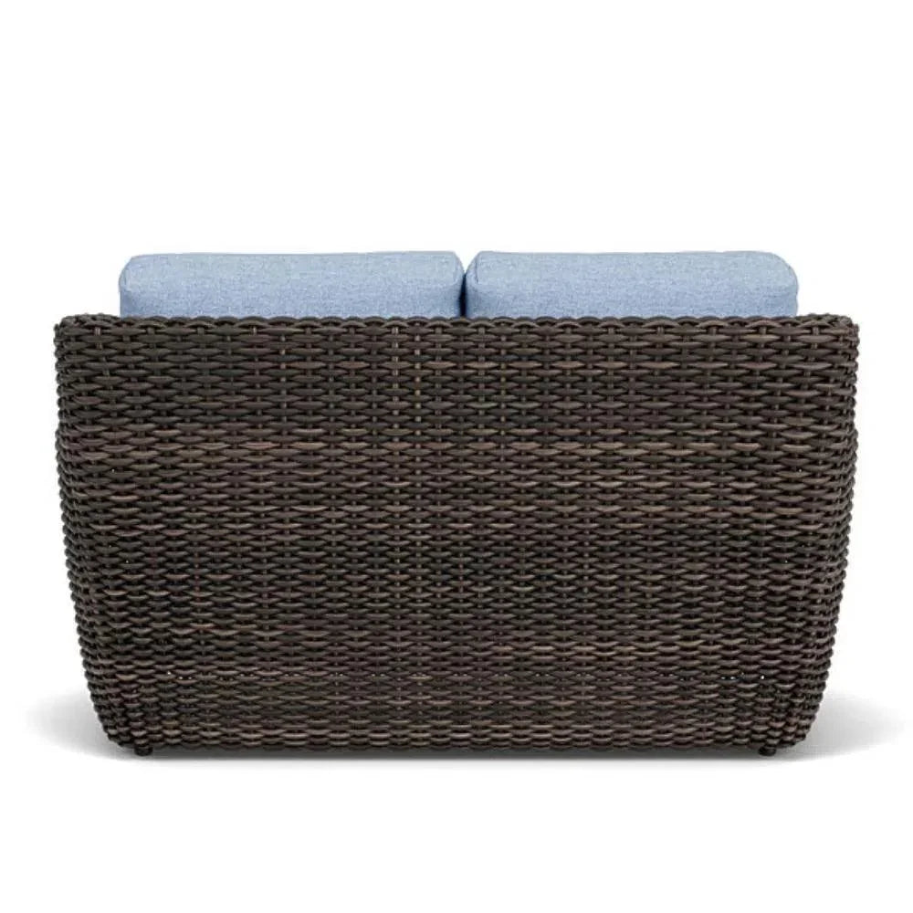 Largo Loveseat All Weather Wicker Furniture Made USA - LOOMLAN - Lloyd Flanders - Outdoor Sofas & Loveseats