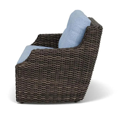 Largo Loveseat All Weather Wicker Furniture Made USA - LOOMLAN - Lloyd Flanders - Outdoor Sofas & Loveseats