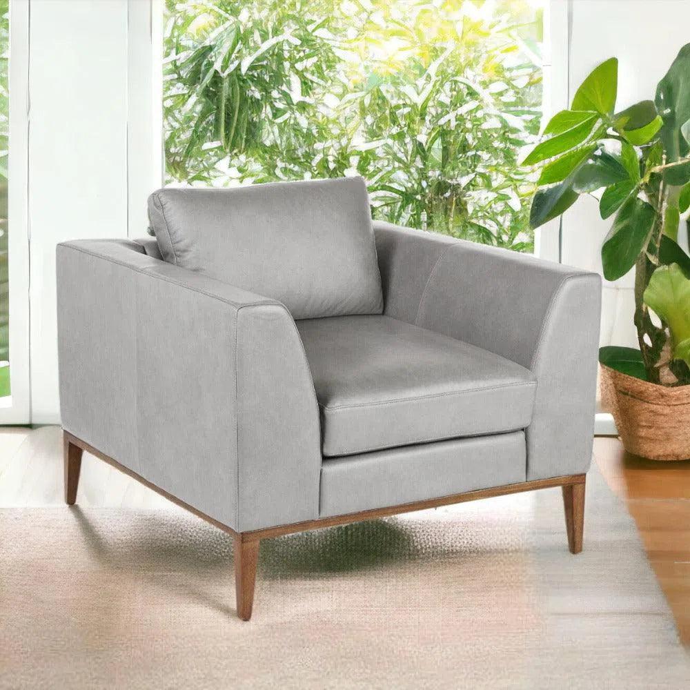 Largo Organic Made to Order Leather Club Chair - LOOMLAN - One For Victory - Club Chairs