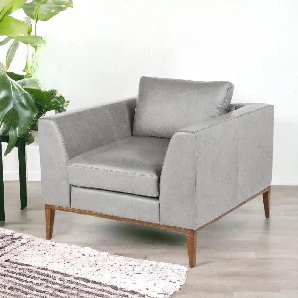 Largo Organic Made to Order Leather Club Chair - LOOMLAN - One For Victory - Club Chairs