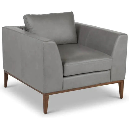 Largo Organic Made to Order Leather Club Chair - LOOMLAN - One For Victory - Club Chairs