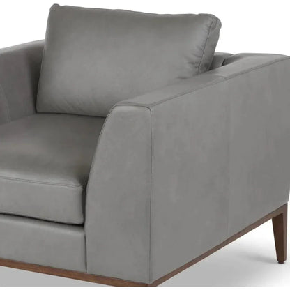 Largo Organic Made to Order Leather Club Chair - LOOMLAN - One For Victory - Club Chairs