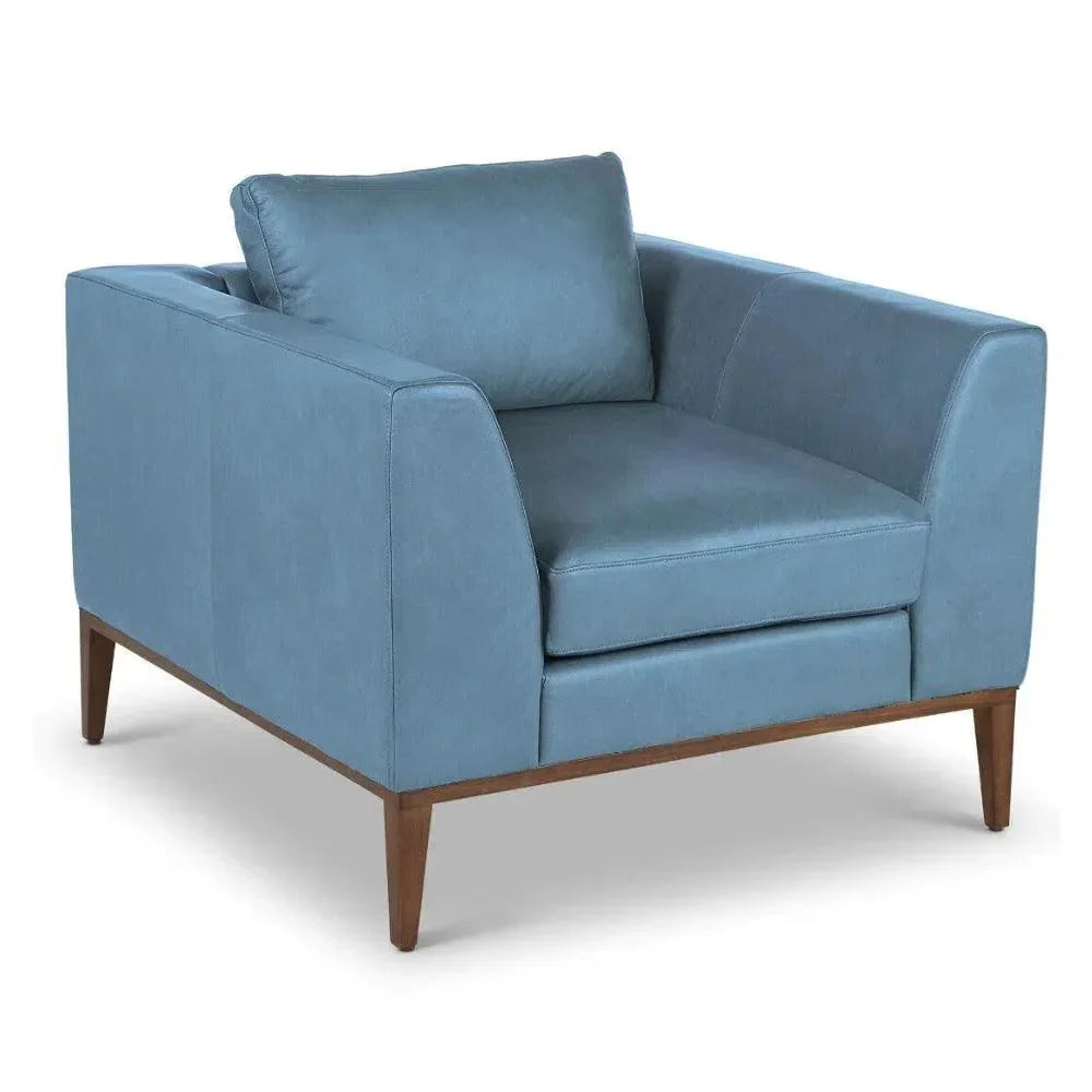 Largo Organic Made to Order Leather Club Chair - LOOMLAN - One For Victory - Club Chairs