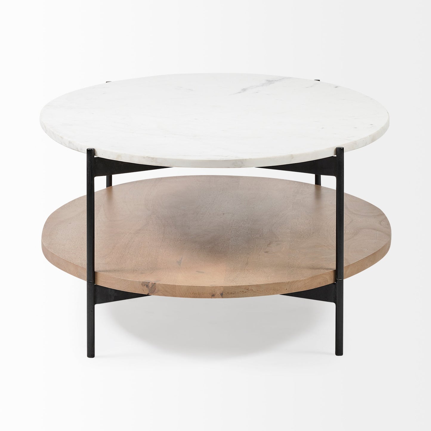 Larkin Marble Top Oval Coffee Table