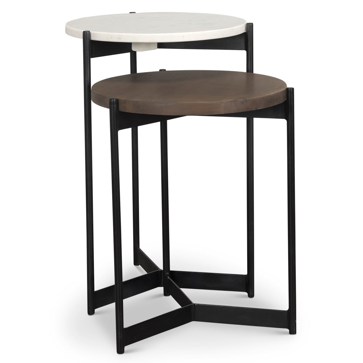Larkin Wooden Nesting Table (Set of 2)