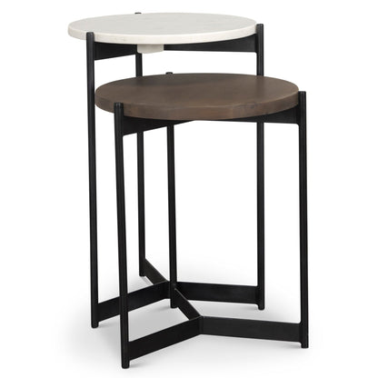Larkin Wooden Nesting Table (Set of 2)