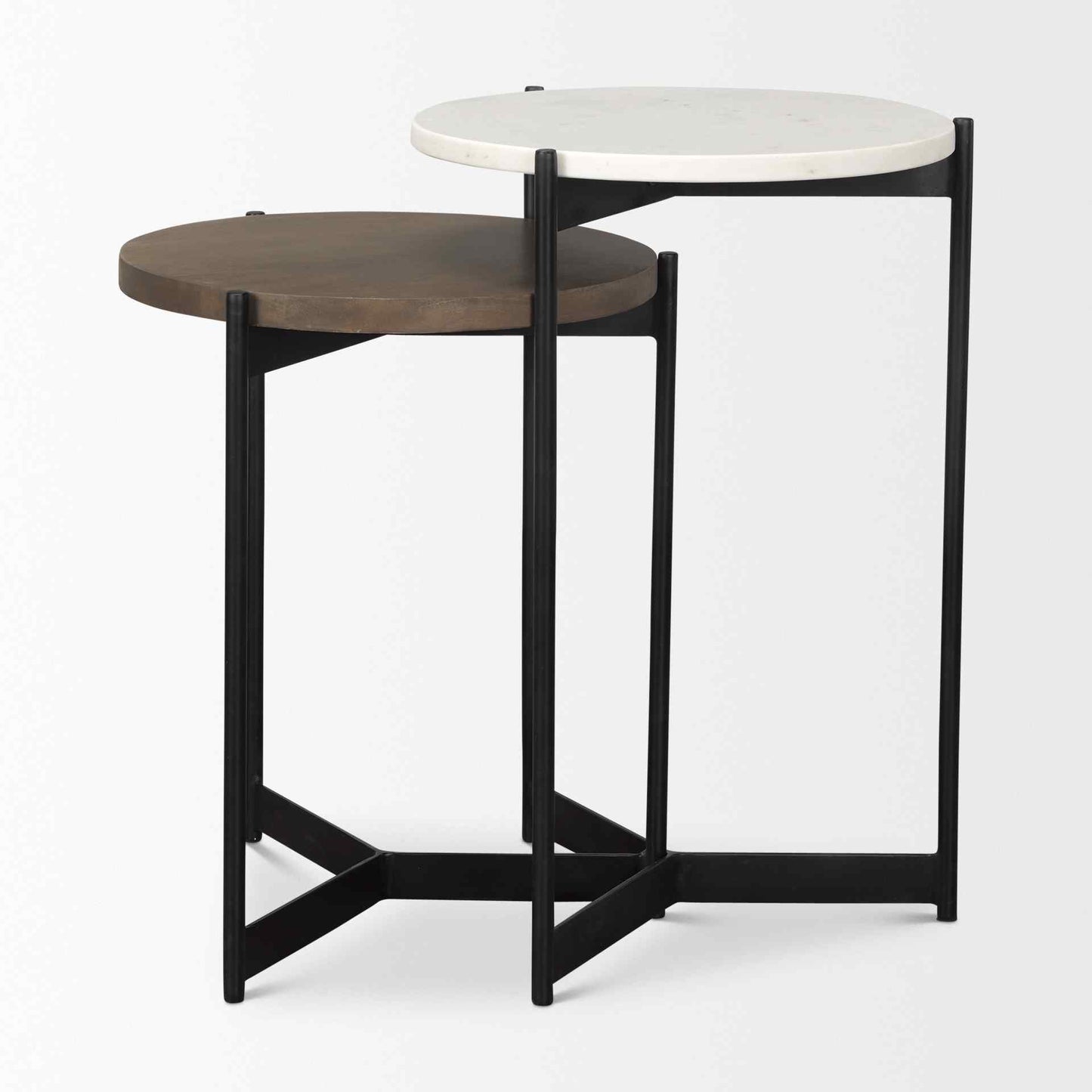 Larkin Wooden Nesting Table (Set of 2)