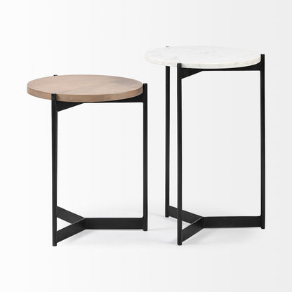 Larkin Wooden Nesting Table (Set of 2)