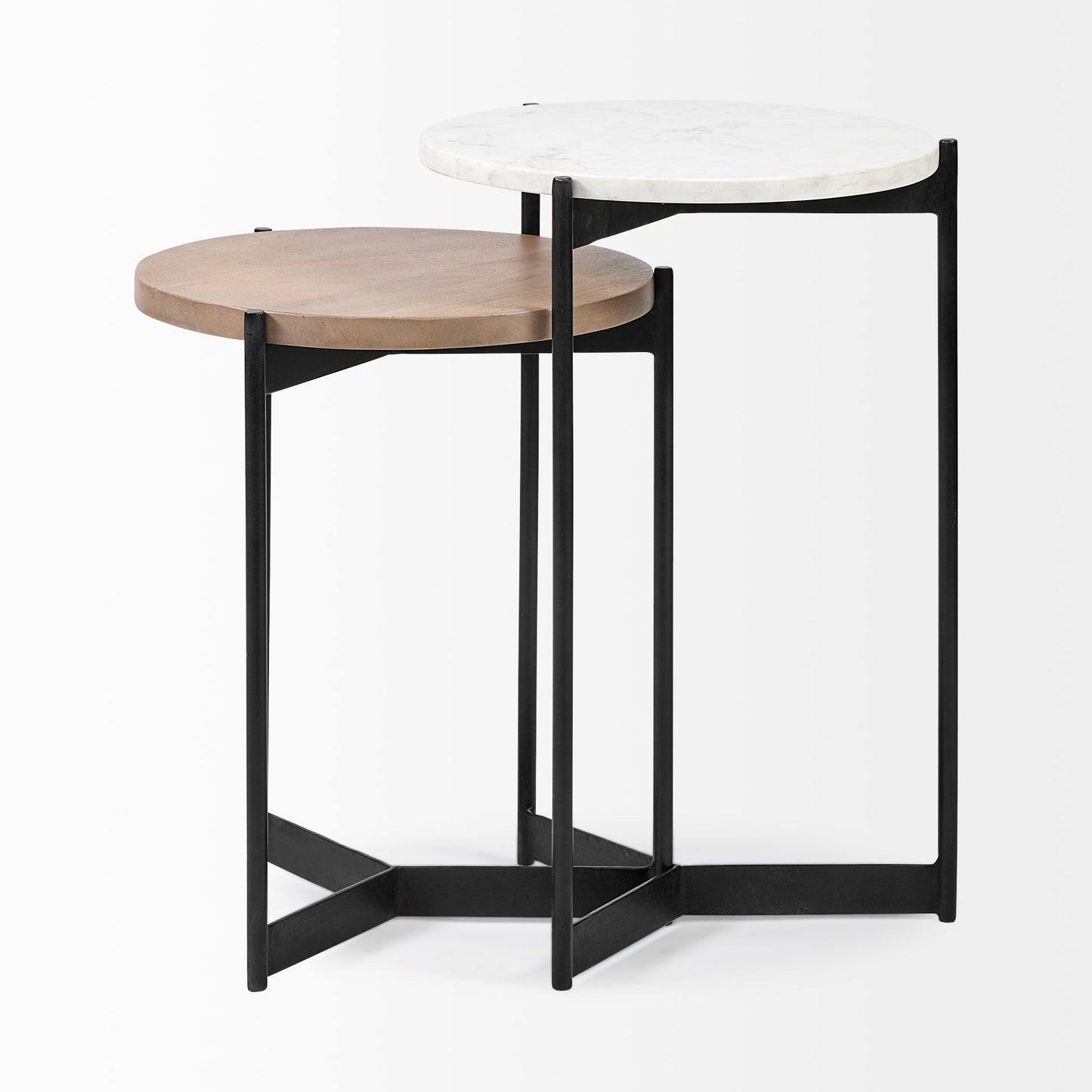 Larkin Wooden Nesting Table (Set of 2)