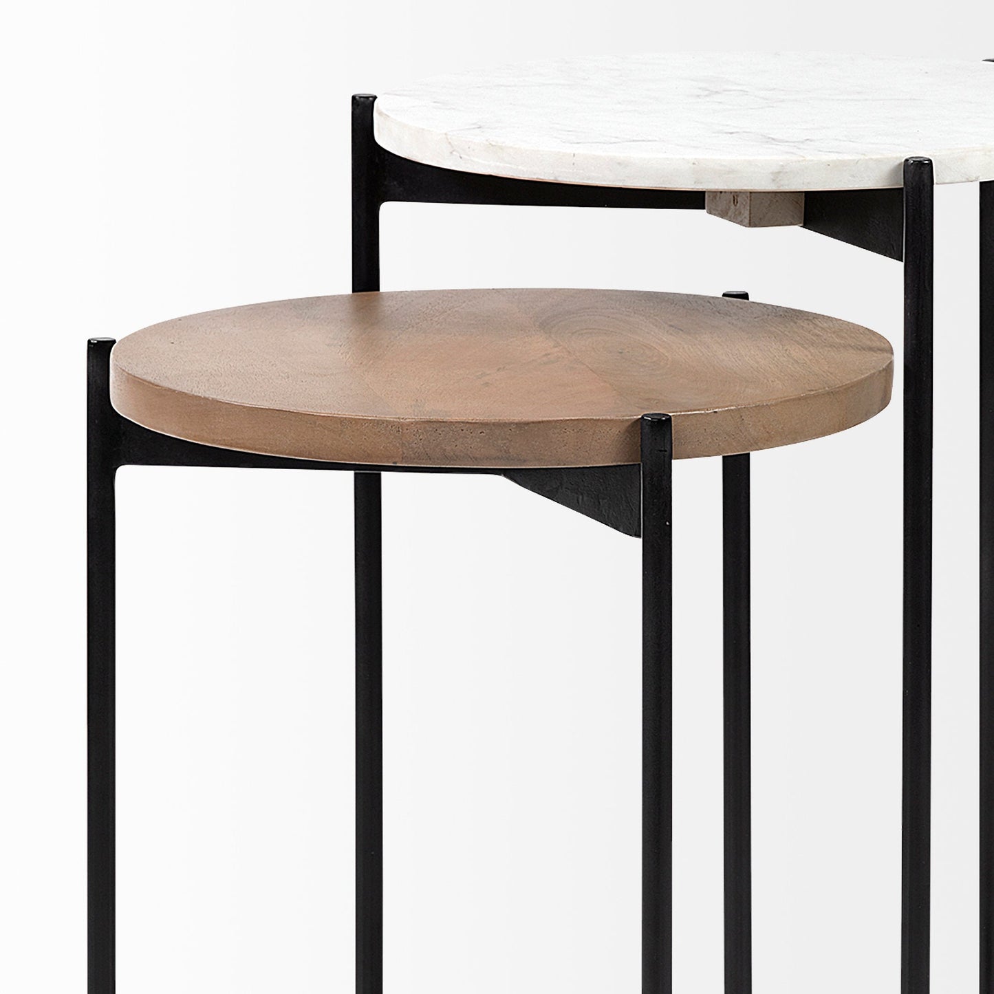 Larkin Wooden Nesting Table (Set of 2)