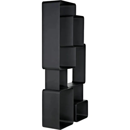 Larra Steel Black Etagere-Etageres-Noir-LOOMLAN