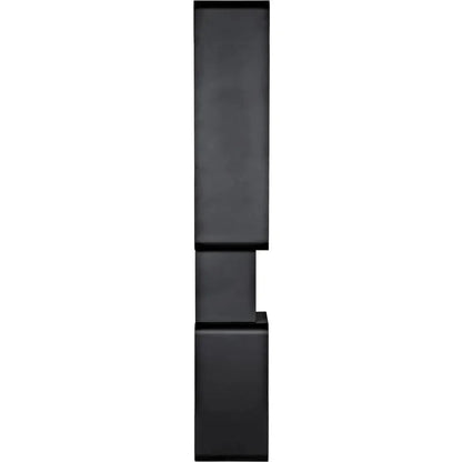 Larra Steel Black Etagere-Etageres-Noir-LOOMLAN