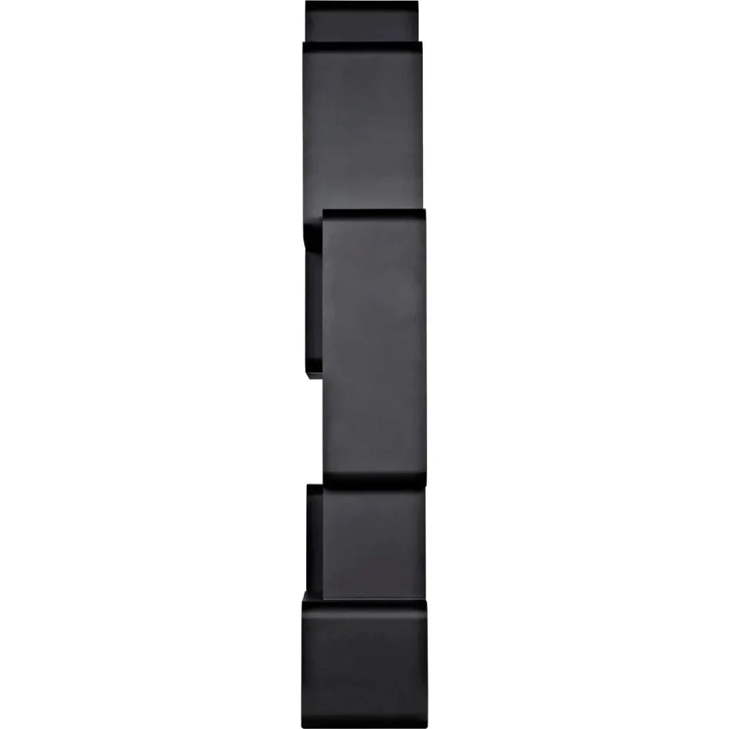 Larra Steel Black Etagere-Etageres-Noir-LOOMLAN