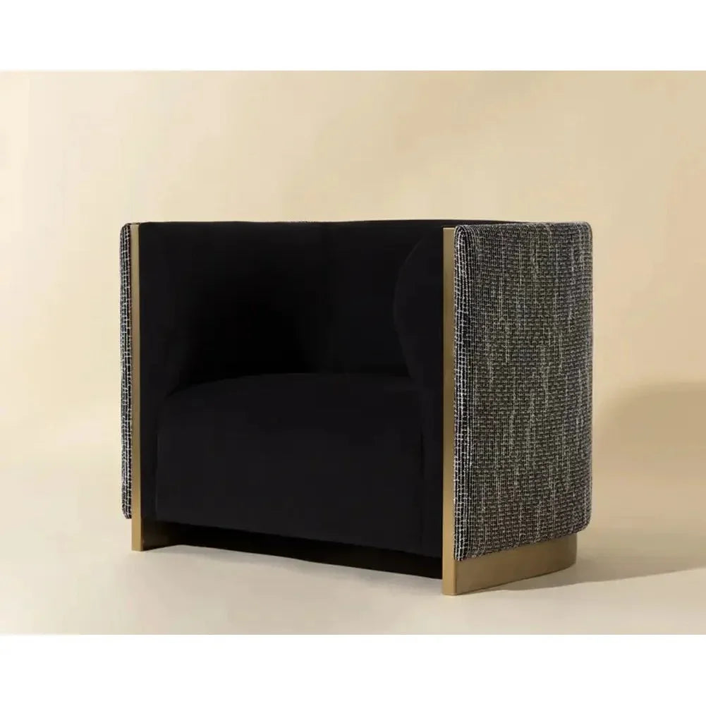 Larron Performance Fabric Armchair-Lounge Chairs-SUNPAN-LOOMLAN