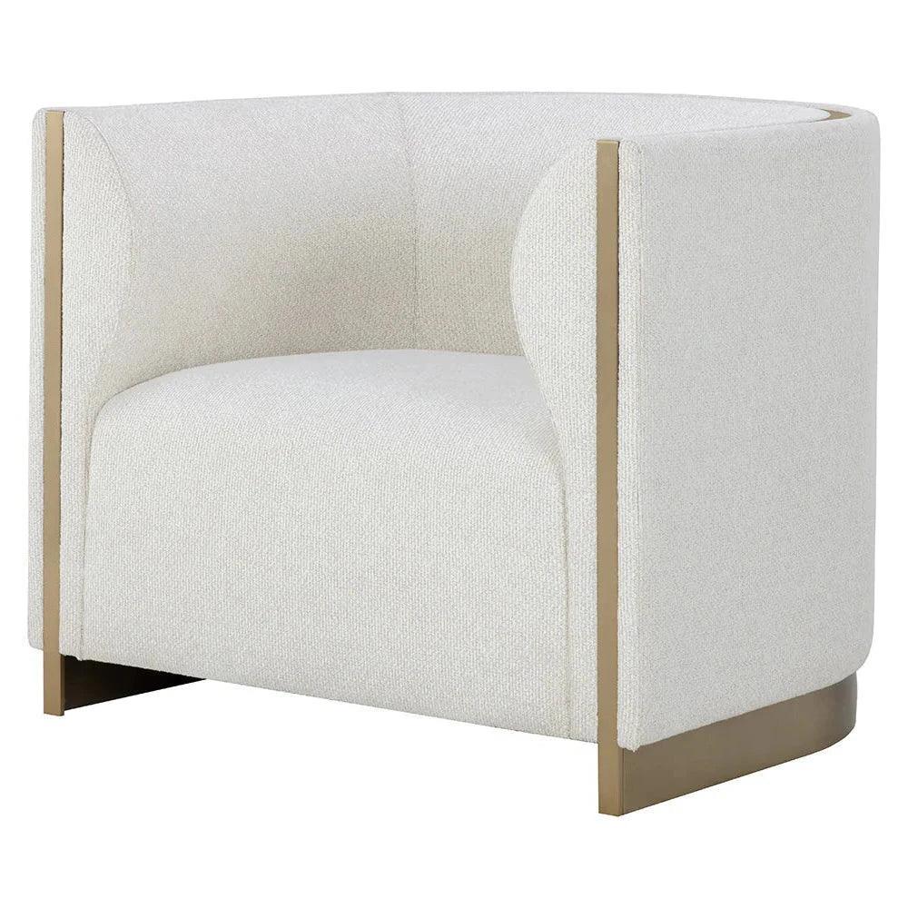 Larron Armchair Rhea Light Barley Durable & - LOOMLAN - SUNPAN - Accent Chairs