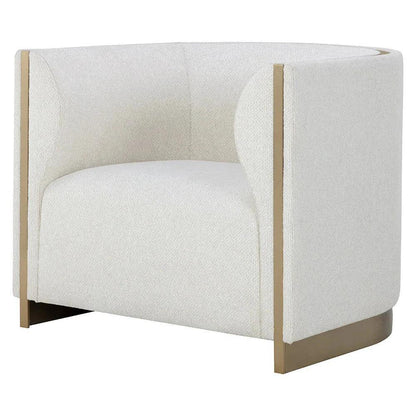 Larron Armchair Rhea Light Barley Durable & - LOOMLAN - SUNPAN - Accent Chairs