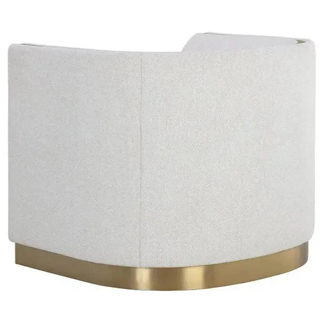 Larron Armchair Rhea Light Barley Durable & - LOOMLAN - SUNPAN - Accent Chairs