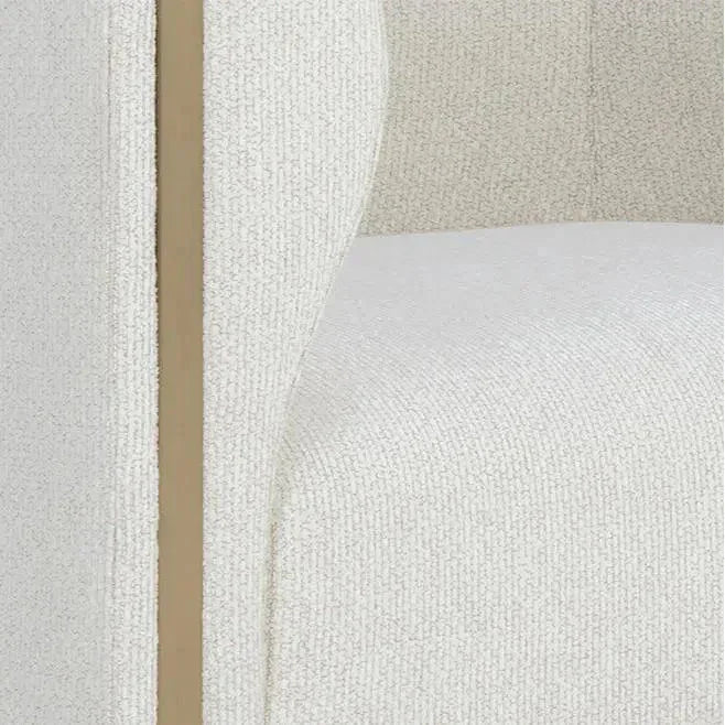 Larron Armchair Rhea Light Barley Durable & - LOOMLAN - SUNPAN - Accent Chairs