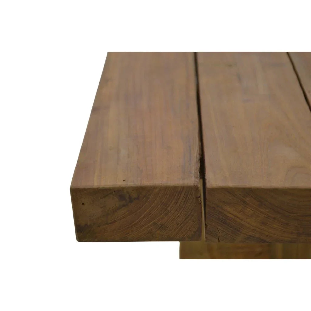 Lars Natural Wooden Patio Coffee Table-Outdoor Coffee Tables-Artesia-LOOMLAN