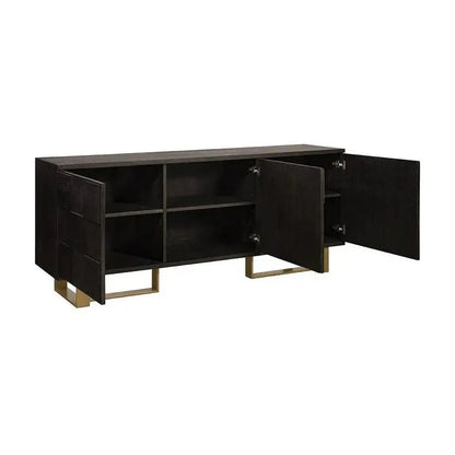 Lars Sideboard Antique Brass & Ample Storage - LOOMLAN - SUNPAN - Sideboards