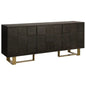 Lars Sideboard Antique Brass & Ample Storage - LOOMLAN - SUNPAN - Sideboards