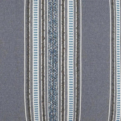 Larsen Indigo Blue Throw Pillow With Insert - LOOMLAN - D.V. Kap - Throw Pillows