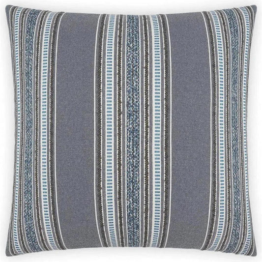 Larsen Indigo Blue Throw Pillow With Insert - LOOMLAN - D.V. Kap - Throw Pillows