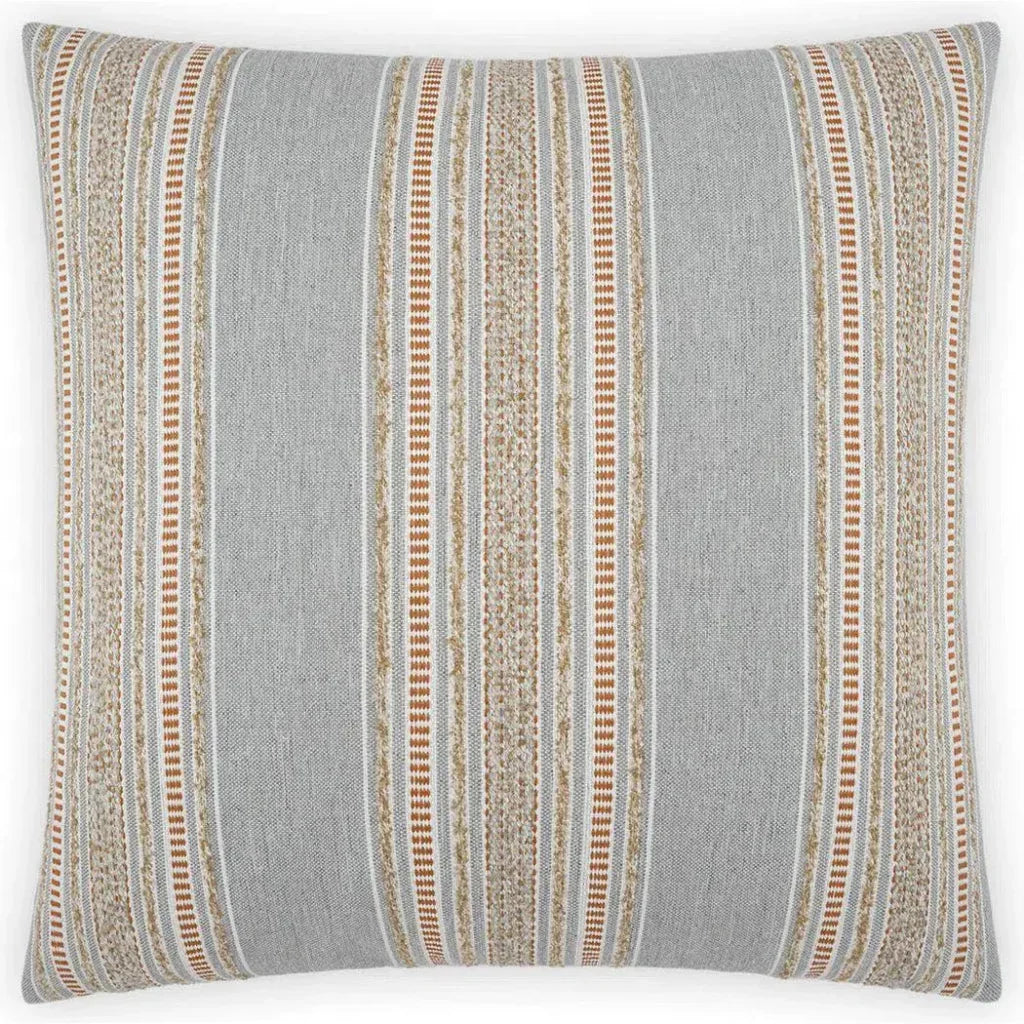 Larsen Vintage Grey Throw Pillow With Insert - LOOMLAN - D.V. Kap - Throw Pillows