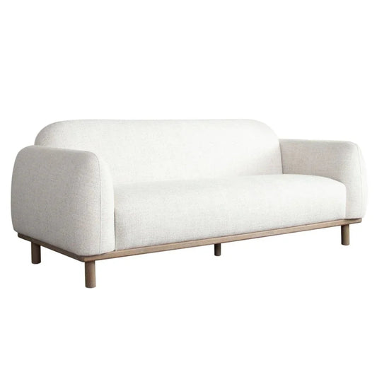 Larson Light Barley Fabric Sofa - LOOMLAN - Diamond Sofa - Sofas & Loveseats