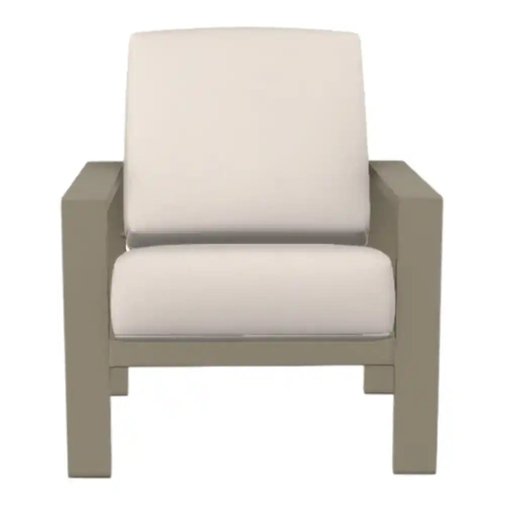 Larssen Deep Cushion Modern Arm Chair-Outdoor Accent Chairs-Telescope-LOOMLAN