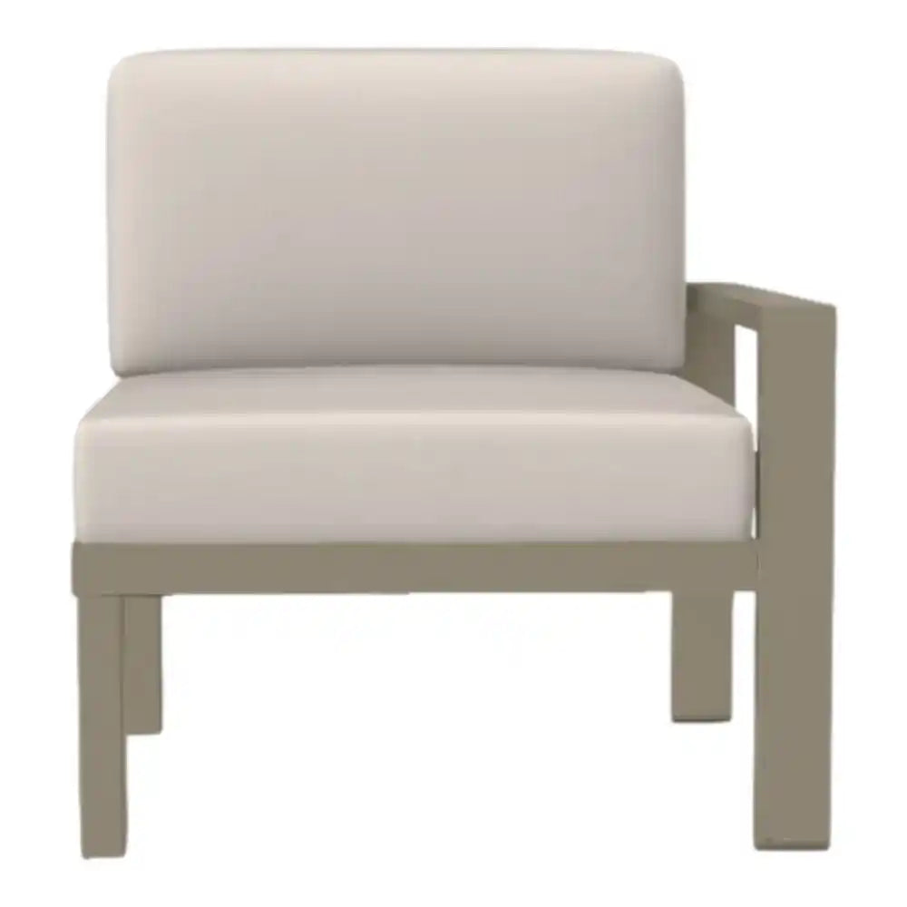 Larssen Deep Cushion End/Arm Section Durable-Outdoor Modulars-Telescope-LOOMLAN