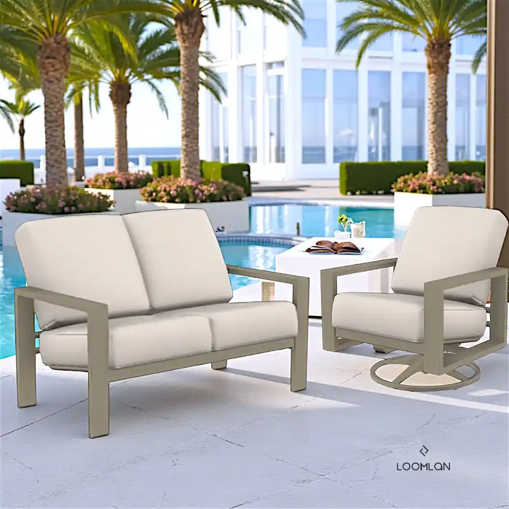 Larssen Deep Seat Cushion Swivel Rocker