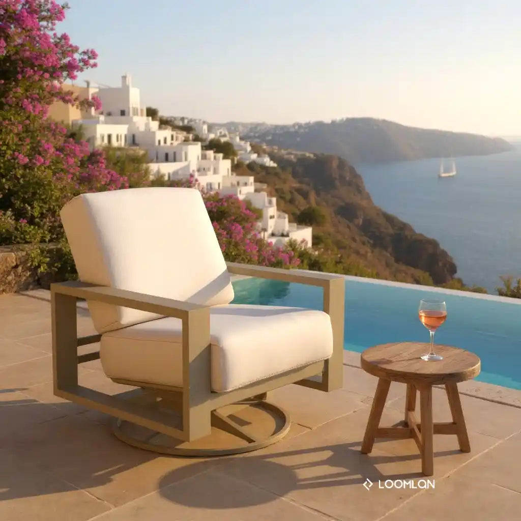 Larssen Deep Seat Cushion Swivel Rocker