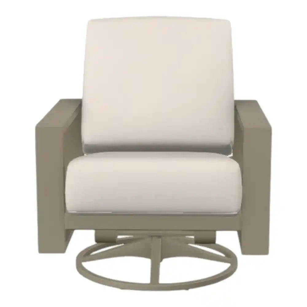 Larssen Swivel Rocker 360° Motion Lounge Chair-Outdoor Accent Chairs-Telescope-LOOMLAN