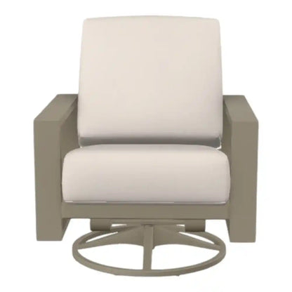 Larssen Swivel Rocker 360° Motion Lounge Chair-Outdoor Accent Chairs-Telescope-LOOMLAN