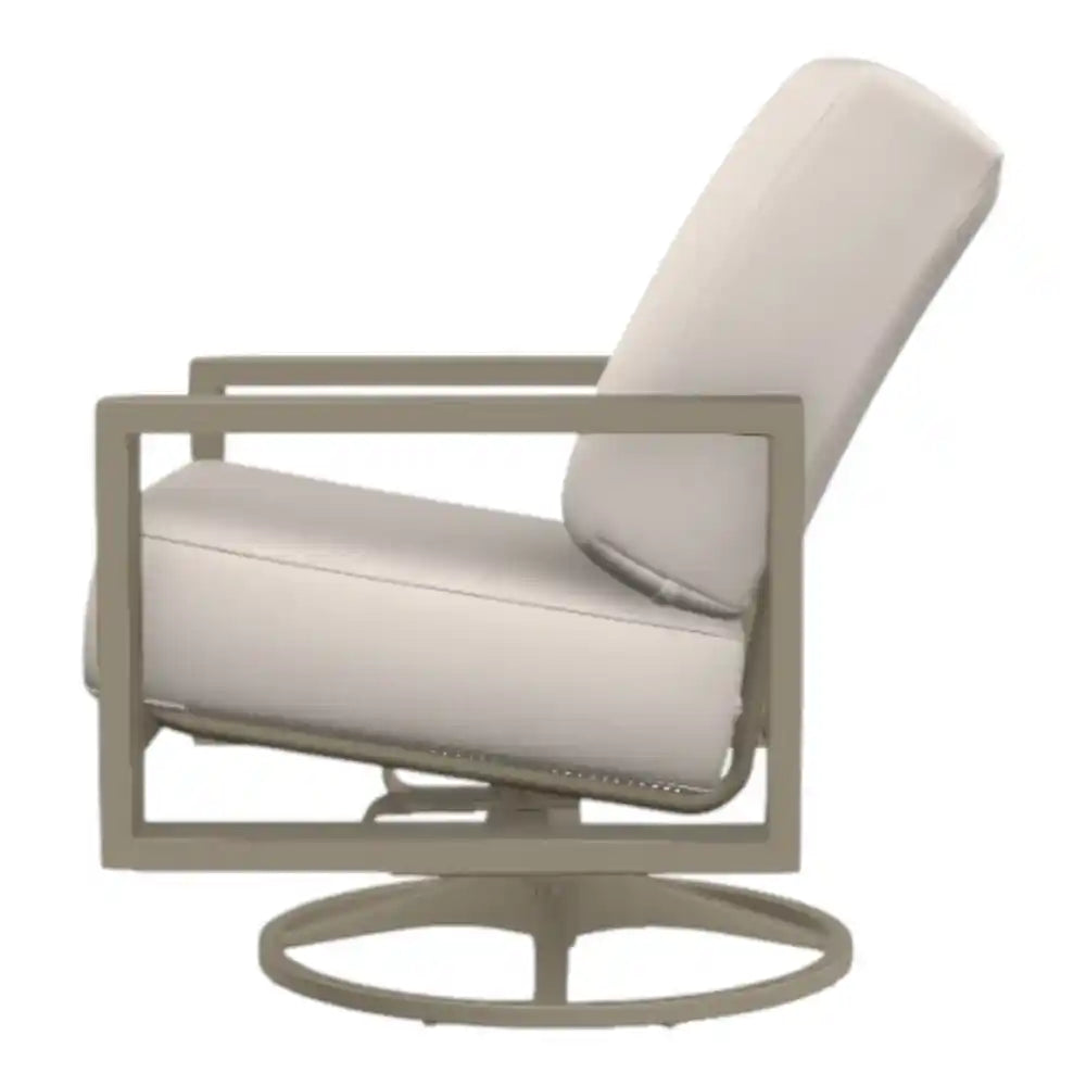 Larssen Swivel Rocker 360° Motion Lounge Chair-Outdoor Accent Chairs-Telescope-LOOMLAN